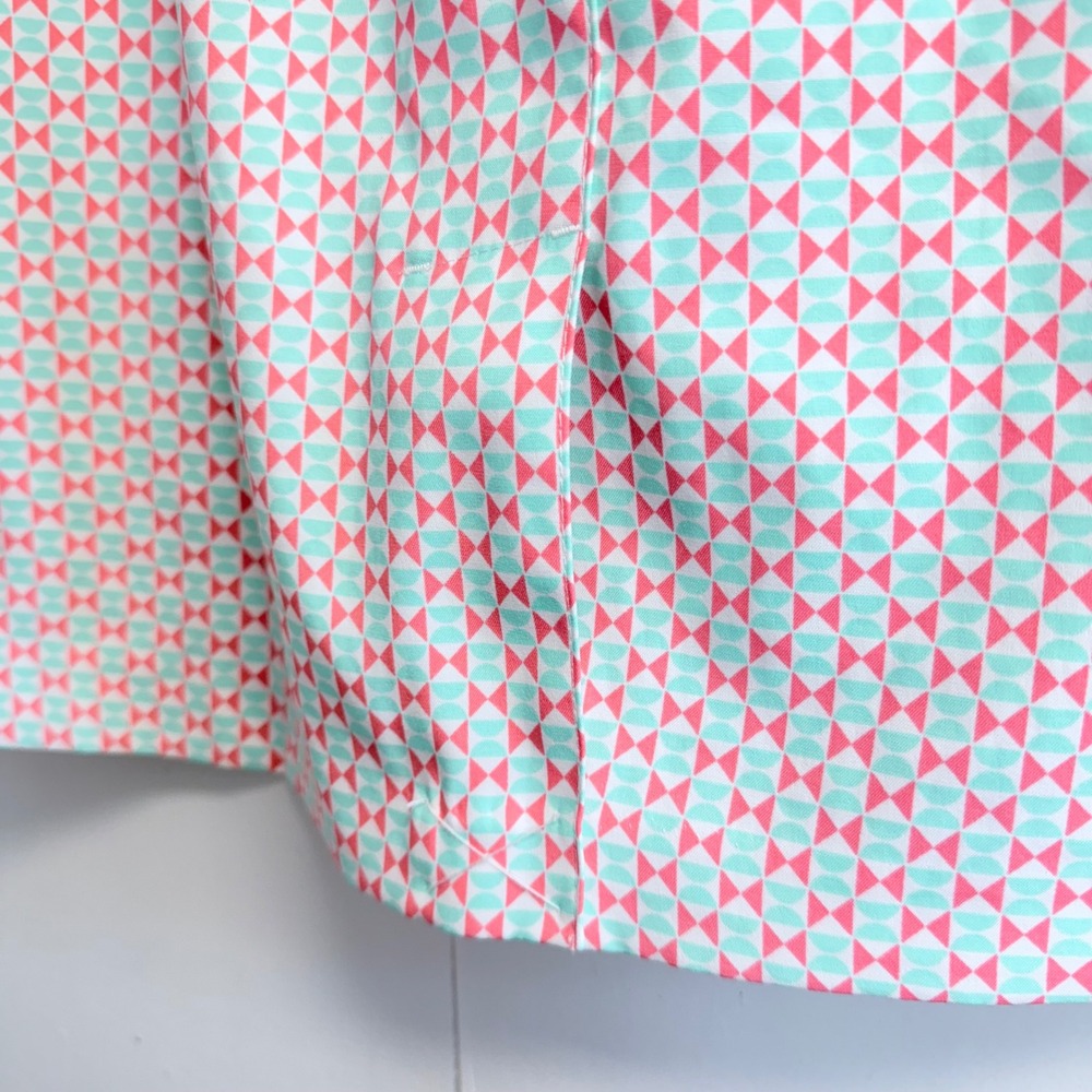 IZOD Golf Womens Geometric Print Skort Pink Mint Green Active Skirt Size‎ 10 - Picture 8 of 9